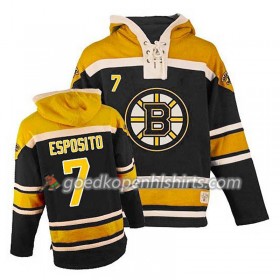 Boston Bruins Phil Esposito 7 Zwart Hoodie Sawyer - Mannen